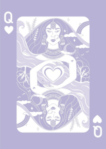 Digital Illustration of a Playing Card by Kiran Rai-Bhullar